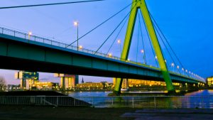 Köln Severinsbrücke Domm