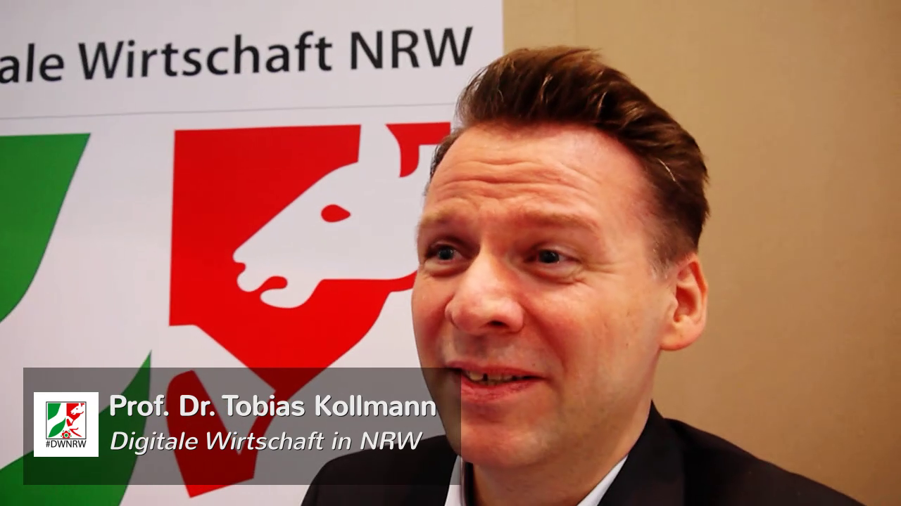 Prof Dr Tobias Kollmann Digitale Wirtschaft in NRW cebit 2015
