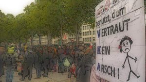 Kita-Streik Kölner Eltern - Demonstration von Neumarkt bis Roncalliplatz