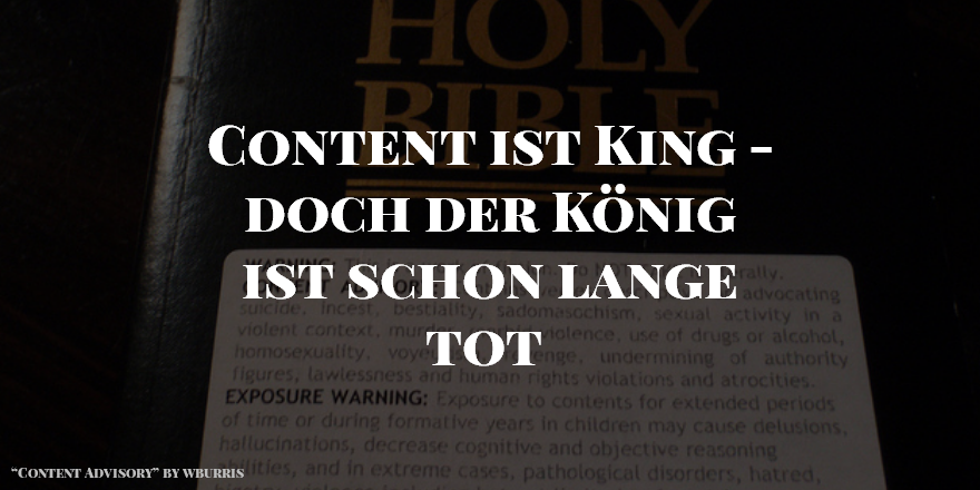 Content ist King