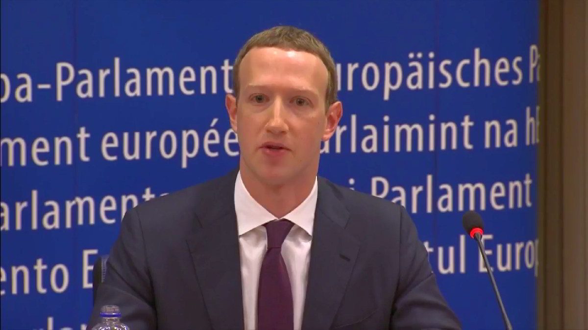 Mark Zuckerberg EU parliament