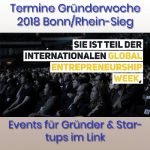 Gründerwoche Deutschland 2018 Bonn/Rhein-Sieg